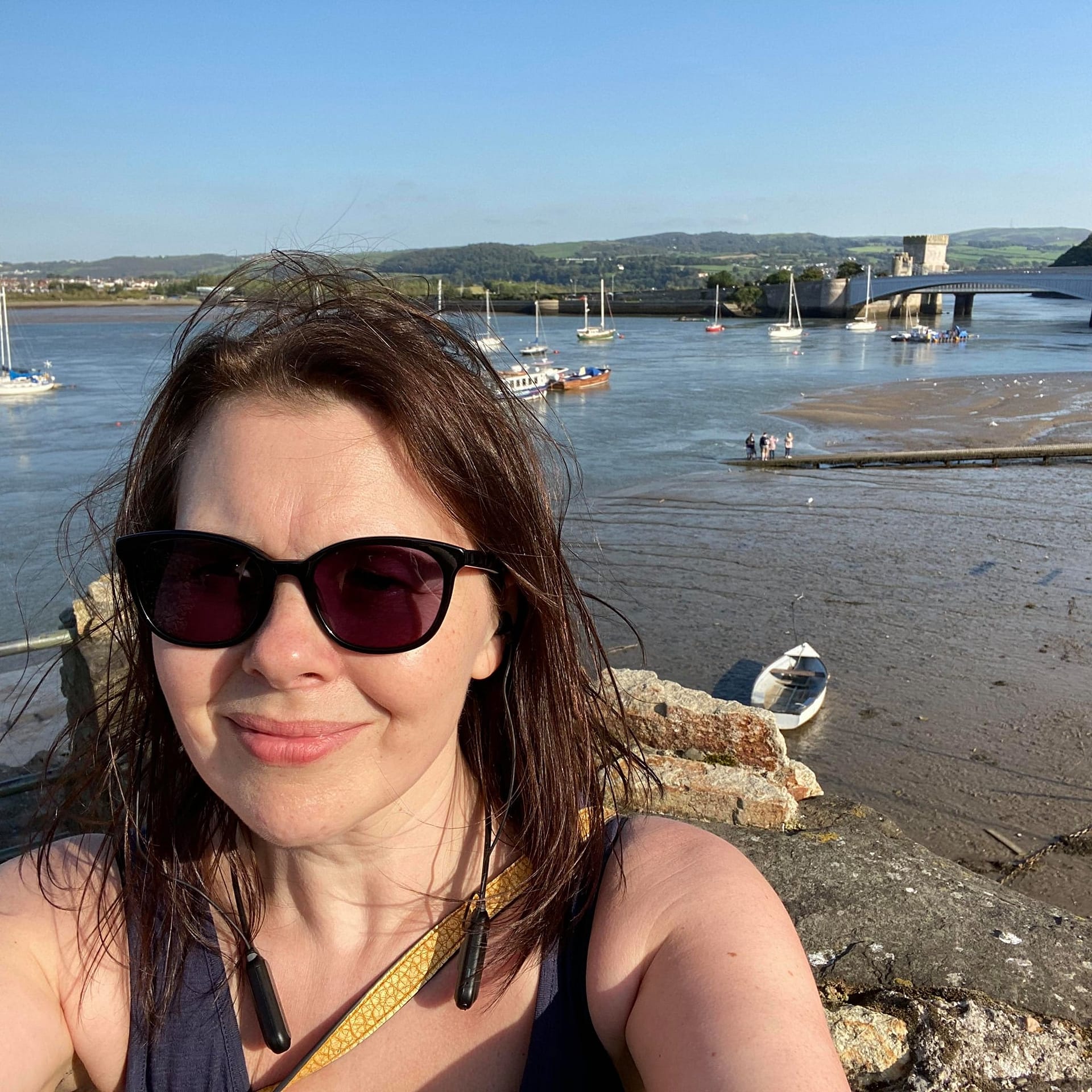 Louisa at the beach